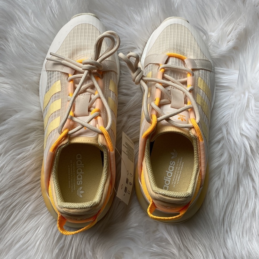 ☀️Women’s Adidas ZX 2K boost wonder white orange tint - Picture 5 of 10